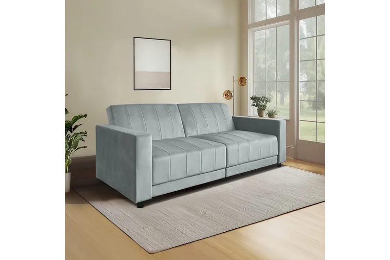 Allie Vuodesohva 3-istuttava - Harmaa - Huonekalut - Sohva - Vuodesohva - 3 istuttava vuodesohva