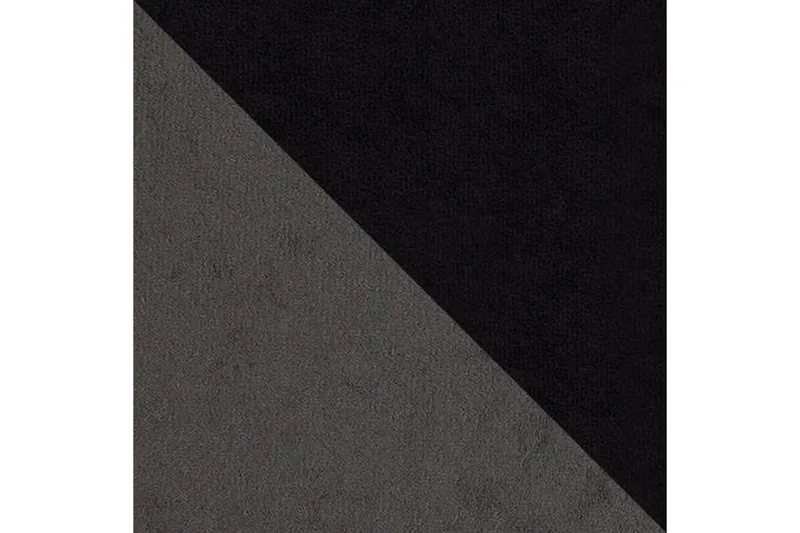 Alvared 4-istuttava u-mallinen vuodesohva säilytyksellä 130x268 cm sametti - Tummanharmaa - Huonekalut - Sohva - Vuodesohva