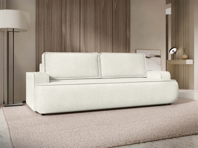 Avignon Vuodesohva 3istuttava - Valkoinen - Huonekalut - Sohva - Vuodesohva - 3 istuttava vuodesohva