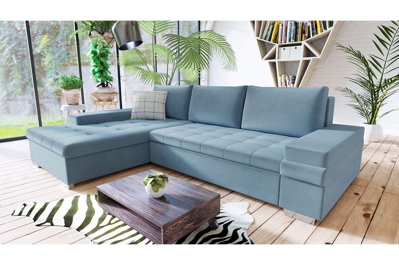 Bangkok Mini Kulmasohva - Sininen - Huonekalut - Sohva - Vuodesohva