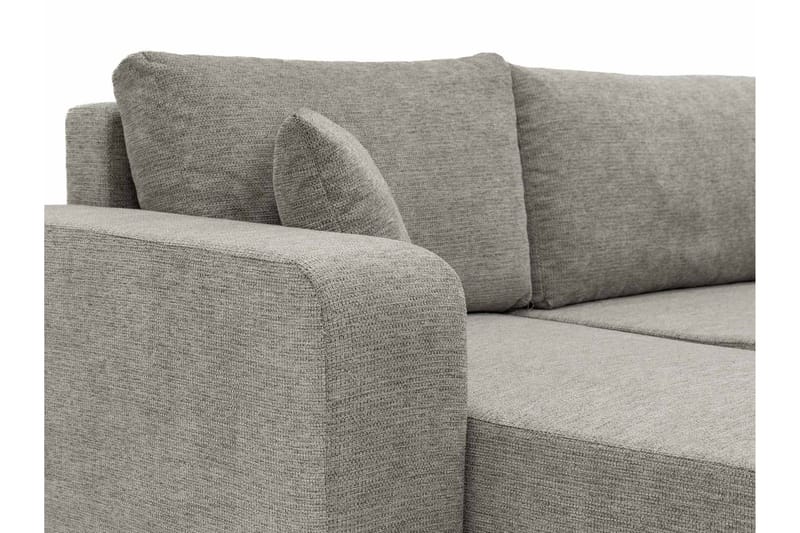 Barile Vuodesohva Divaanilla 3-istuttava Plyysi - Valkoinen - Huonekalut - Sohva - Vuodesohva