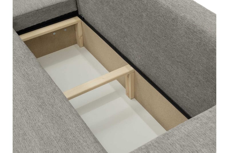 Barile Vuodesohva Divaanilla 3-istuttava Plyysi - Valkoinen - Huonekalut - Sohva - Vuodesohva