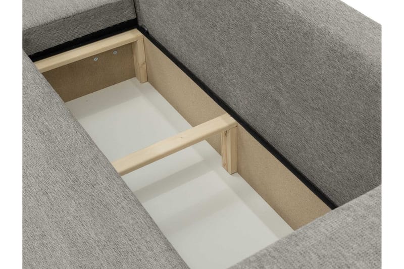 Barile Vuodesohva Divaanilla 3-istuttava Plyysi - Beige - Huonekalut - Sohva - Vuodesohva