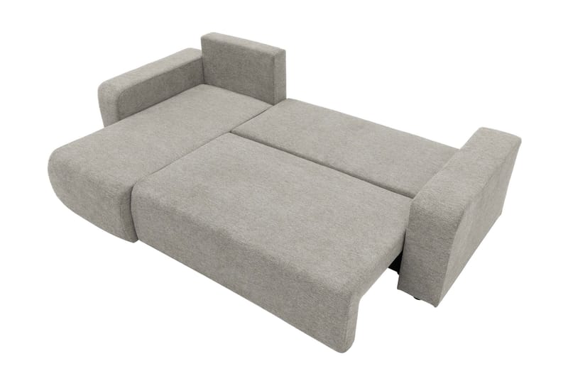 Barile Vuodesohva Divaanilla 3-istuttava Plyysi - Beige - Huonekalut - Sohva - Vuodesohva