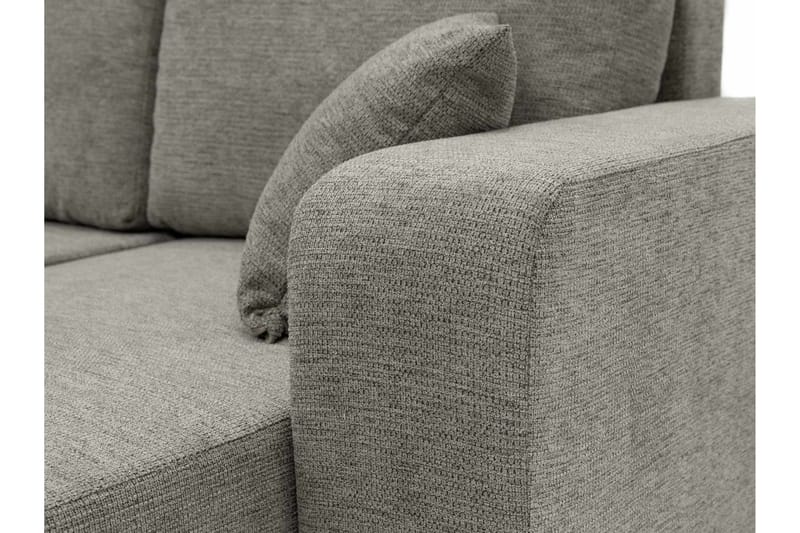 Barile Vuodesohva Tuplalevon 4-istuttava Plyysi - Harmaa - Huonekalut - Sohva - Vuodesohva