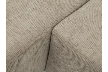 Bella Vuodesohva Divaanilla 3-istuttava Plyysi - Beige - Huonekalut - Sohva - Vuodesohva