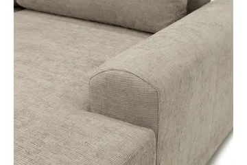 Bella Vuodesohva Tuplalevon 4-istuttava Plyysi - Beige - Huonekalut - Sohva - Vuodesohva