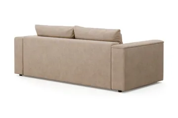 Bergen Extra Syvä 3-istuttava vuodesohva säilytystilalla - Beige - Huonekalut - Sohva - Vuodesohva - 3 istuttava vuodesohva