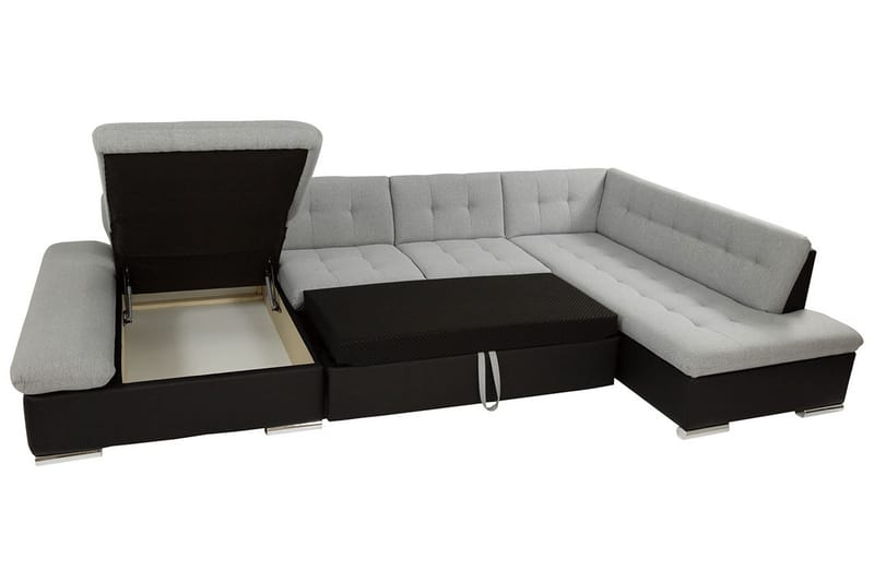 Bergen U-Vuodesohva 345x205x77 cm - Huonekalut - Sohva - Vuodesohva