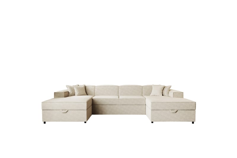 Bizantine Vuodesohva 4 Hengen Sohva - Beige - Huonekalut - Sohva - Vuodesohva