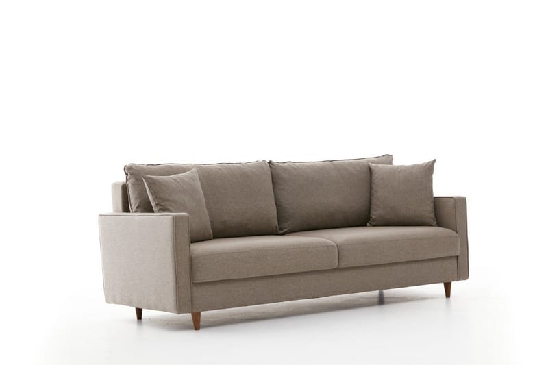 Braneles Vuodesohva 3 istuttava - Beige - Huonekalut - Sohva - Vuodesohva - 3 istuttava vuodesohva