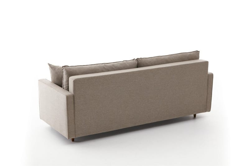 Braneles Vuodesohva 3 istuttava - Beige - Huonekalut - Sohva - Vuodesohva - 3 istuttava vuodesohva