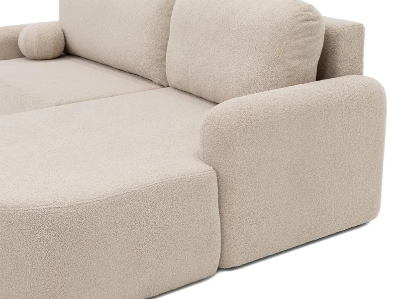 Branrel 4-istuttava vuodesohva divaanilla, vasen - Beige - Huonekalut - Sohva - Vuodesohva