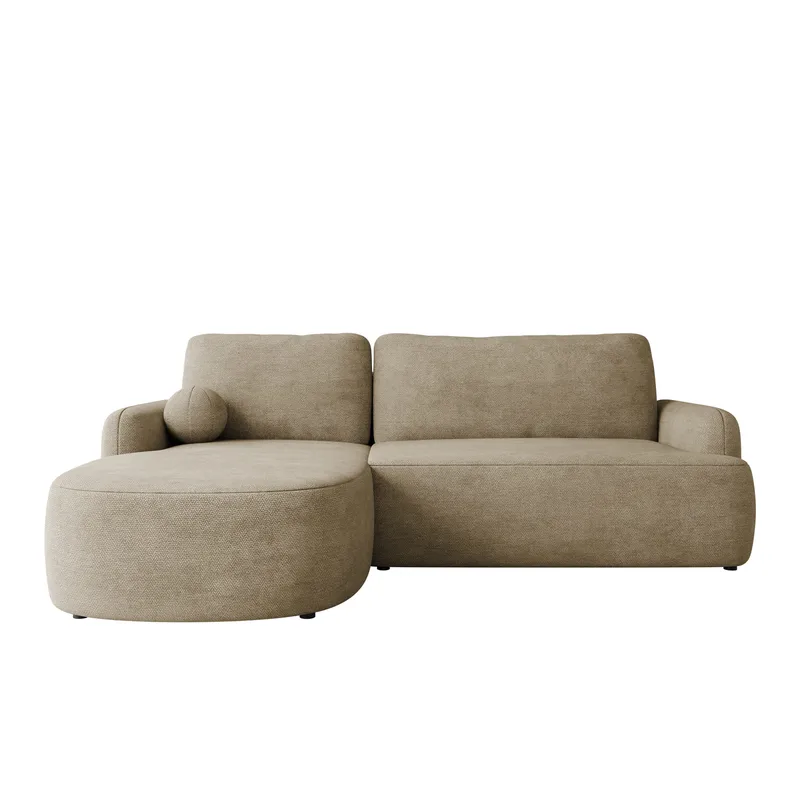 Branrel 4-istuttava vuodesohva divaanilla, vasen, Beige