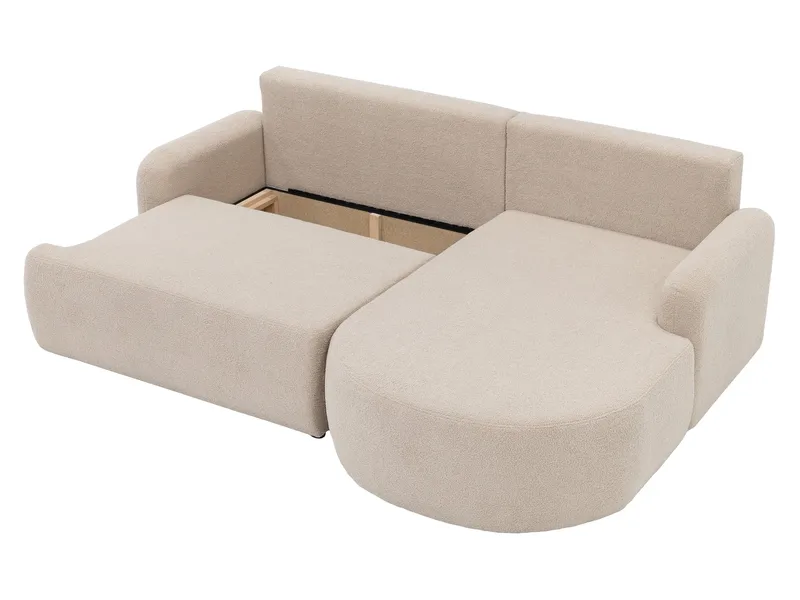 Branrel 4-istuttava vuodesohva divaanilla, vasen - Beige - Huonekalut - Sohva - Vuodesohva