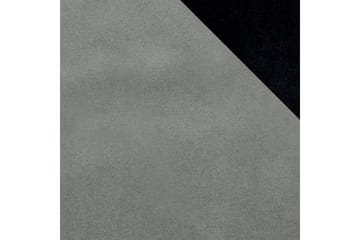 Branstad kulmavuodesohva vasemmanpuoleinen 129x240 cm säilytystilalla samettinen - Harmaa - Huonekalut - Sohva - Vuodesohva