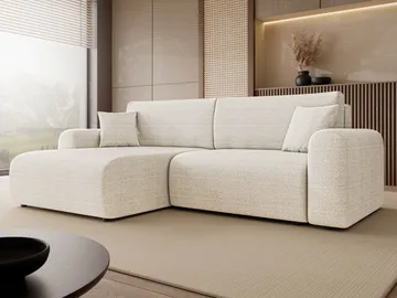Brenor Vuodesohva divaanilla 3istuttava - Vaalea beige - Huonekalut - Sohva - Vuodesohva