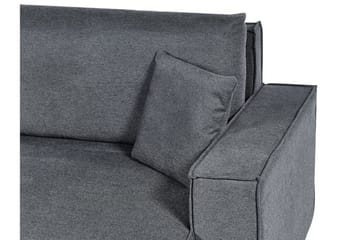 Brian 3-istuttava oikealle kääntyvä kulmavuodesohva divaanilla kangasta - Harmaa - Huonekalut - Sohva - Vuodesohva