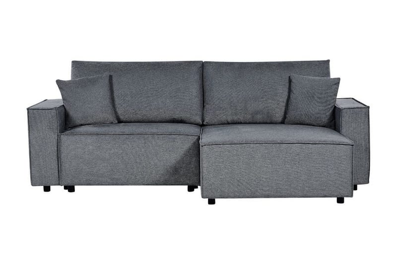 Brian 3-istuttava oikealle kääntyvä kulmavuodesohva divaanilla kangasta - Harmaa - Huonekalut - Sohva - Vuodesohva