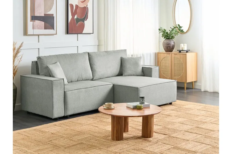 Brian Kulmavuodesohva 3-istuttava - Harmaa - Huonekalut - Sohva - Vuodesohva