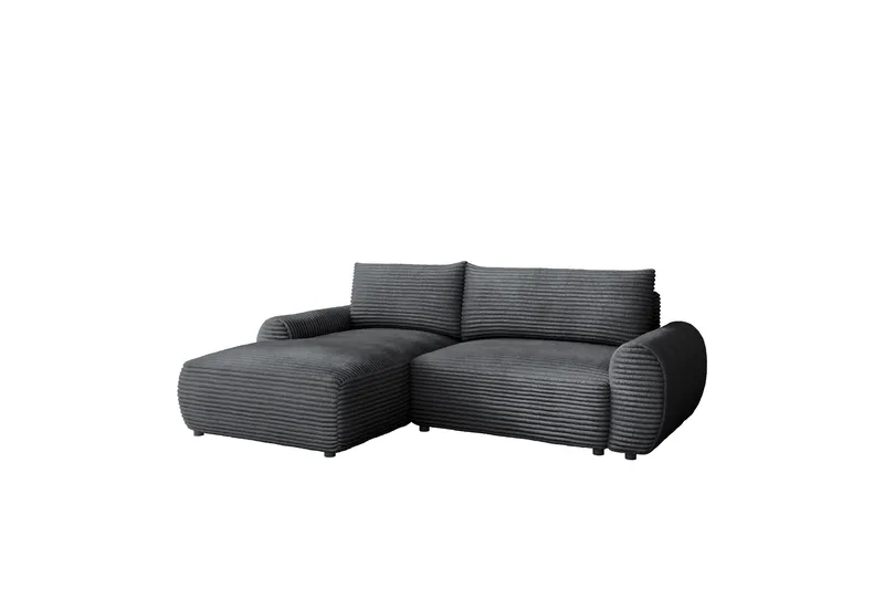 Burman Vuodesohva Divaanilla 3-istuttava Manchester - Harmaa - Huonekalut - Sohva - Vuodesohva