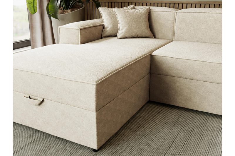 Bysanttilainen Vuodesohva 3-Istuttavalla Divaanilla - Beige - Huonekalut - Sohva - Vuodesohva