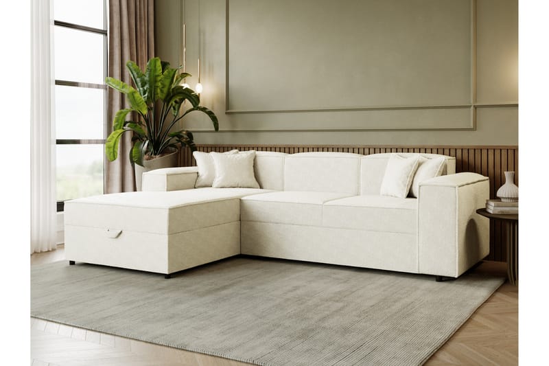 Bysanttilainen Vuodesohva 3-Istuttavalla Divaanilla - Beige - Huonekalut - Sohva - Vuodesohva