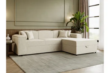Bysanttilainen Vuodesohva 3-Istuttavalla Divaanilla - Beige - Huonekalut - Sohva - Vuodesohva