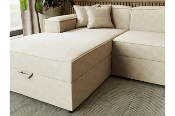 Bysanttilainen Vuodesohva 3-Istuttavalla Divaanilla - Beige - Huonekalut - Sohva - Vuodesohva