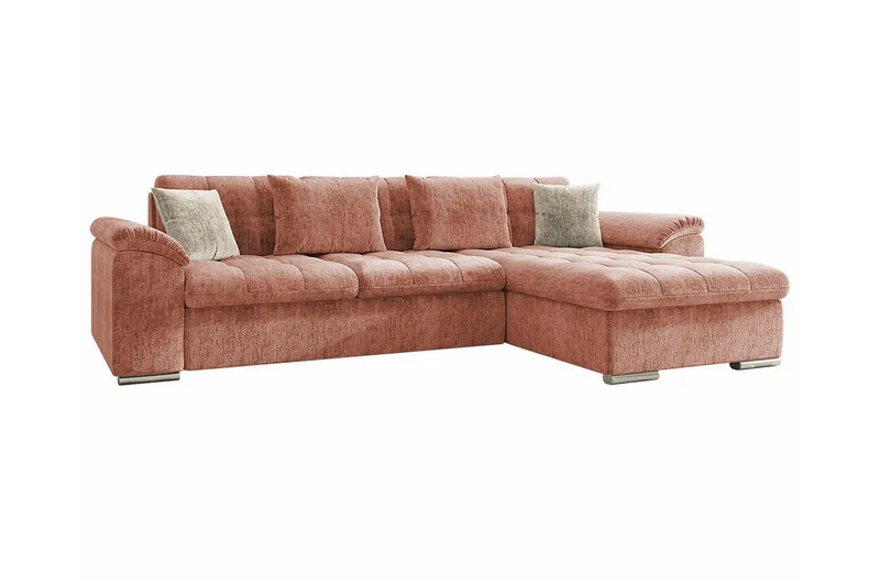 Camior 3-sits Hörnbäddsoffa NO_BRAND Pink, undefined