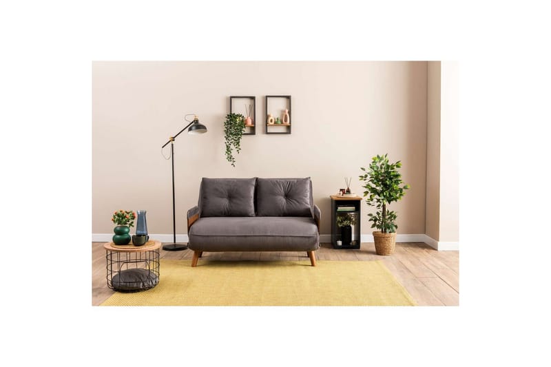 Canelo Vuodesohva 2-sits - Harmaa - Huonekalut - Sohva - Vuodesohva