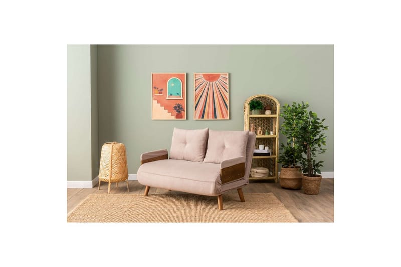 Canelo Vuodesohva 2-sits - Minkinruskea - Huonekalut - Sohva - Vuodesohva