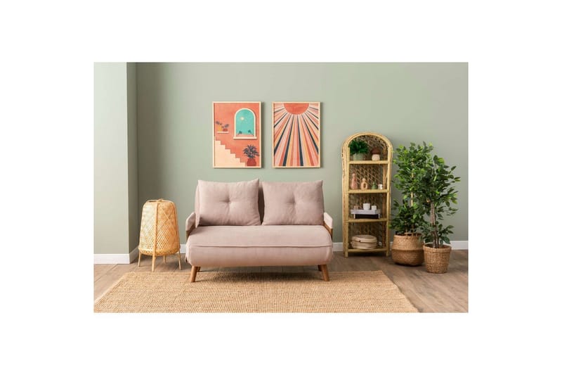 Canelo Vuodesohva 2-sits - Minkinruskea - Huonekalut - Sohva - Vuodesohva