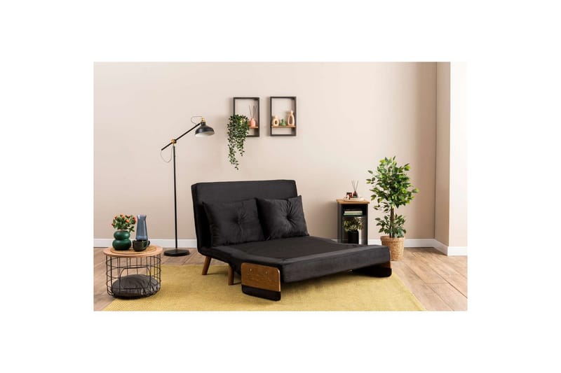 Canelo Vuodesohva 2-sits - Musta - Huonekalut - Sohva - Vuodesohva