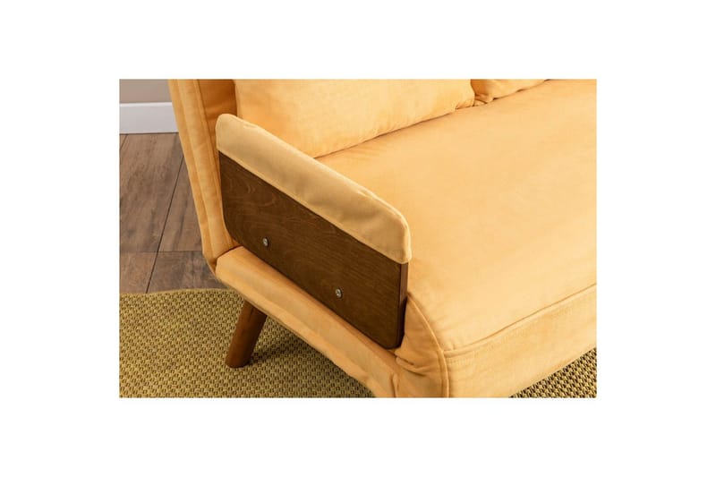 Canelo Vuodesohva 2-sits - Sinapinkeltainen - Huonekalut - Sohva - Vuodesohva
