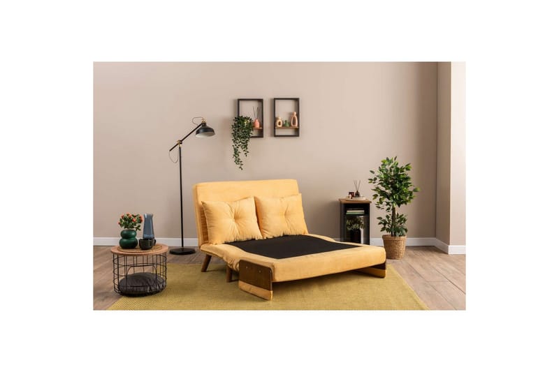 Canelo Vuodesohva 2-sits - Sinapinkeltainen - Huonekalut - Sohva - Vuodesohva