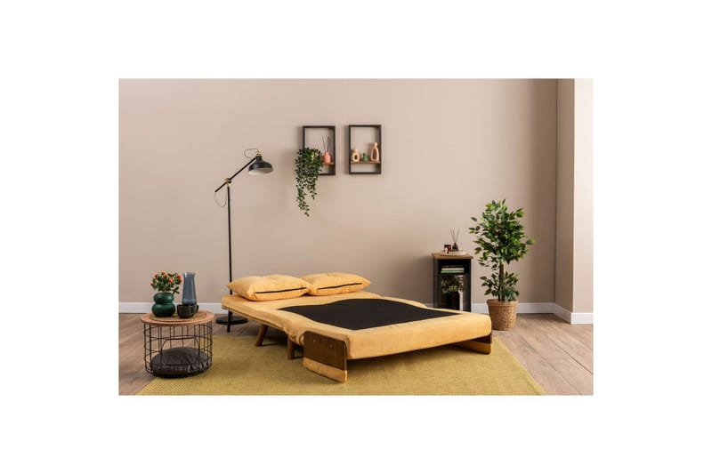 Canelo Vuodesohva 2-sits - Sinapinkeltainen - Huonekalut - Sohva - Vuodesohva