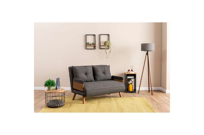 Canelo Vuodesohva 2-sits - Tummanharmaa - Huonekalut - Sohva - Vuodesohva