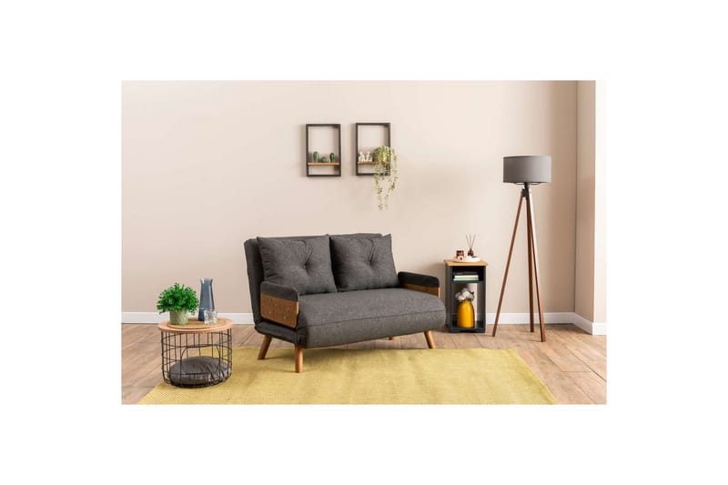 Canelo Vuodesohva 2-sits - Tummanharmaa - Huonekalut - Sohva - Vuodesohva