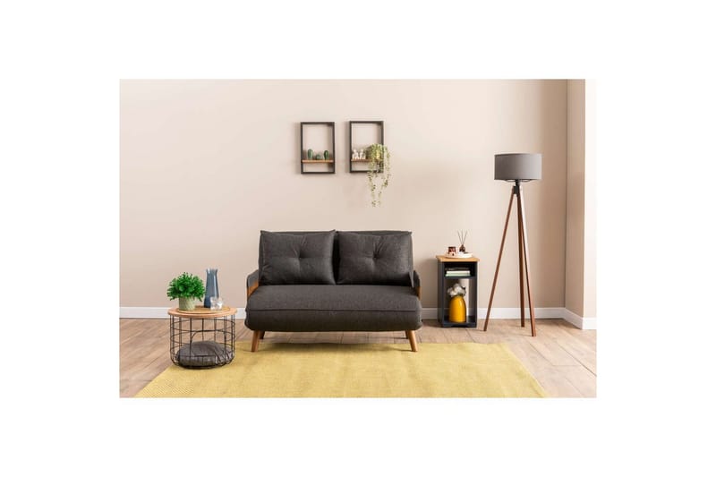 Canelo Vuodesohva 2-sits - Tummanharmaa - Huonekalut - Sohva - Vuodesohva