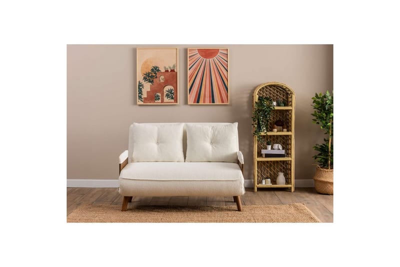 Canelo Vuodesohva 2-sits - Valkoinen - Huonekalut - Sohva - Vuodesohva