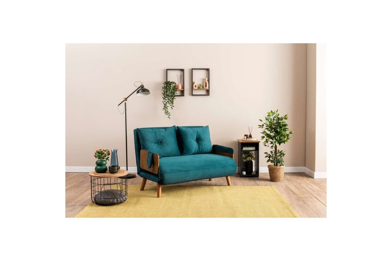 Canelo Vuodesohva 2-sits - Petrol Vihreä - Huonekalut - Sohva - Vuodesohva
