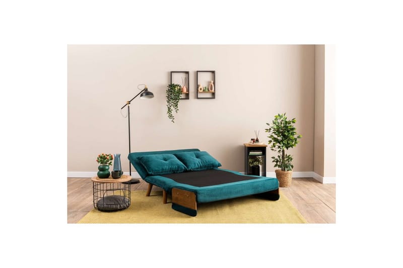 Canelo Vuodesohva 2-sits - Petrol Vihreä - Huonekalut - Sohva - Vuodesohva