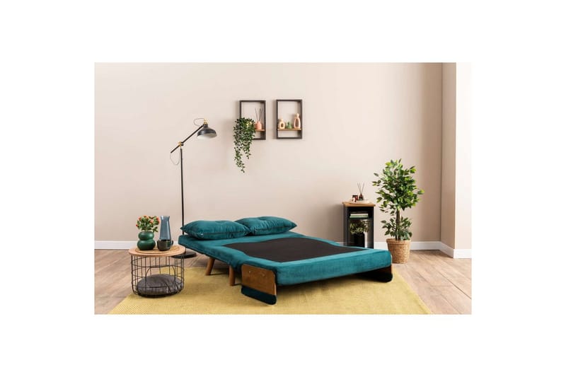 Canelo Vuodesohva 2-sits - Petrol Vihreä - Huonekalut - Sohva - Vuodesohva