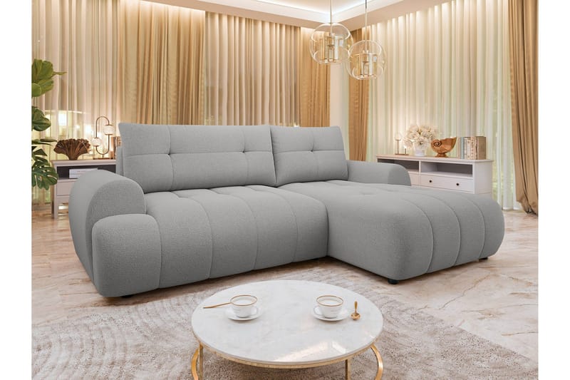 Ceibo Vuodesohva Divaanilla 3-istuttava - Harmaa - Huonekalut - Sohva - Vuodesohva