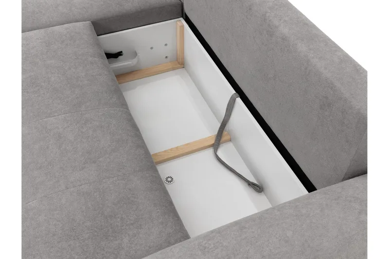 Ceibo Vuodesohva Divaanilla 3-istuttava - Musta - Huonekalut - Sohva - Vuodesohva