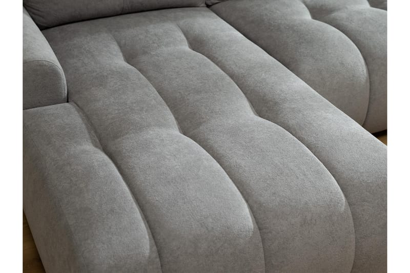 Ceibo Vuodesohva Divaanilla 3-istuttava Plyysi - Beige - Huonekalut - Sohva - Vuodesohva