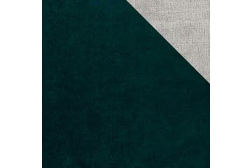 Cerys 3-istuttava vasen l-muotoinen kulmavuodesohva 140x252 cm samettia - Vihreä - Huonekalut - Sohva - Vuodesohva