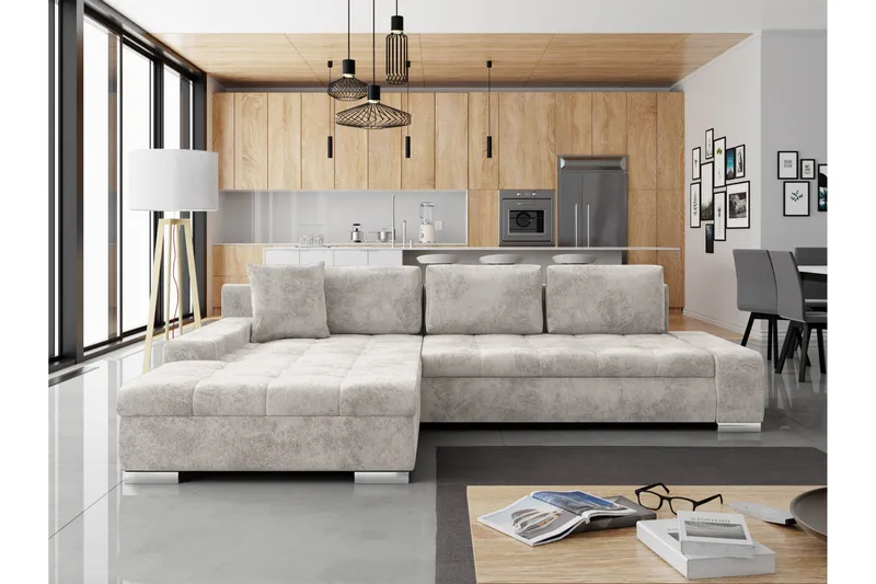 Cerys Vuodesohva 3-Istuttavalla Divaanilla, Harmaa