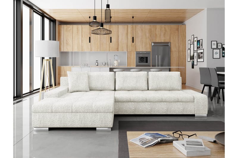 Cerys Vuodesohva 3-Istuttavalla Divaanilla, Valkoinen